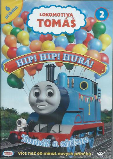 DVD Lokomotiva Tomáš 2 - Hip! Hip! Hurá! Tomáš a cirkus