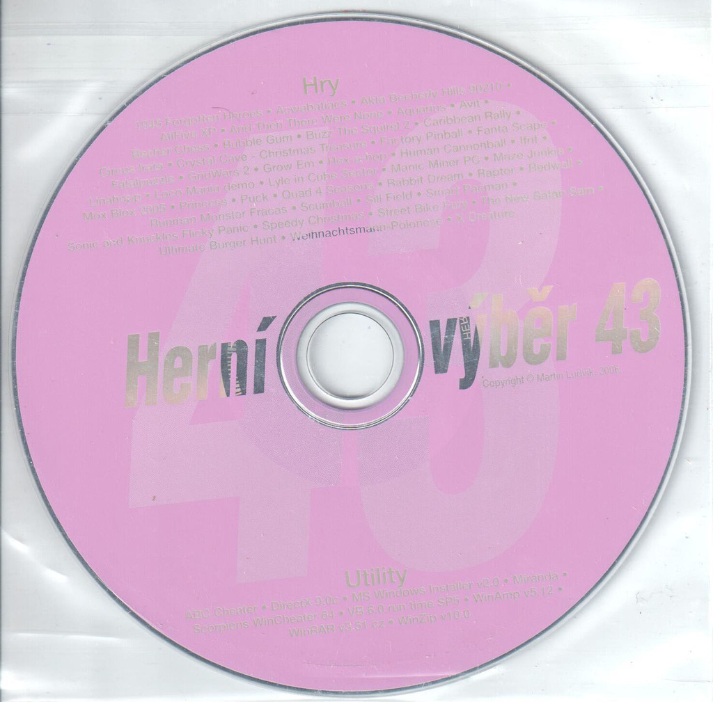 PC HRA Herní výběr 43
